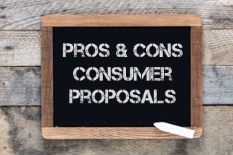 Pros and cons of consumer proposal